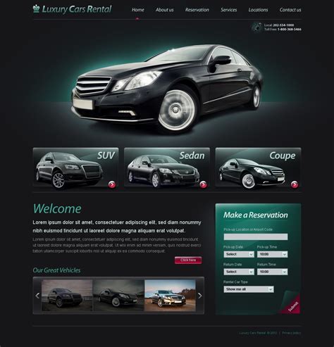 Limo Anywhere Website Templates